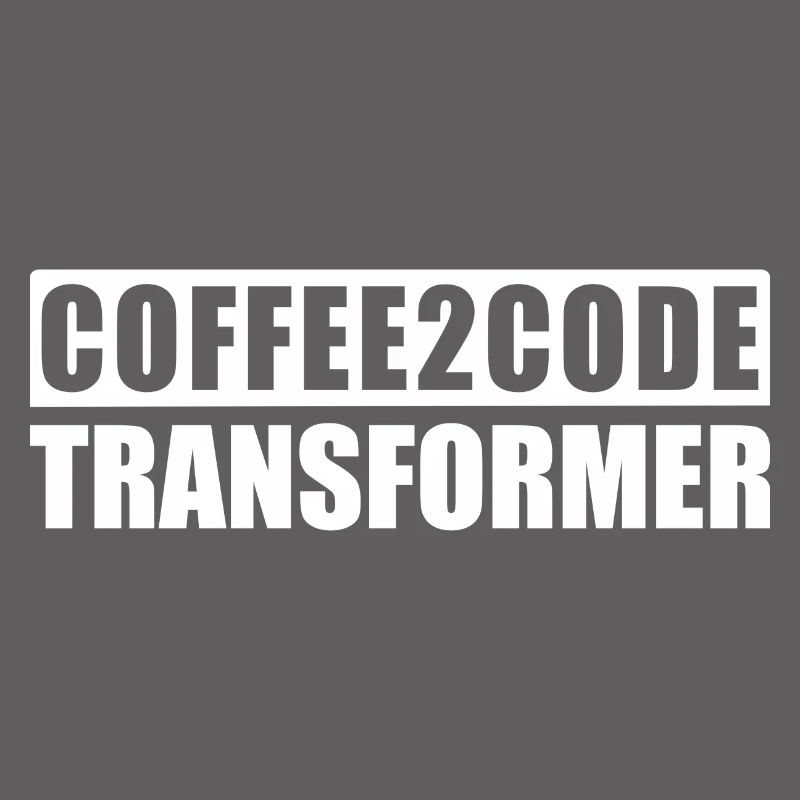 Coffee 2 Code Transformer Programmeur IT Chemise