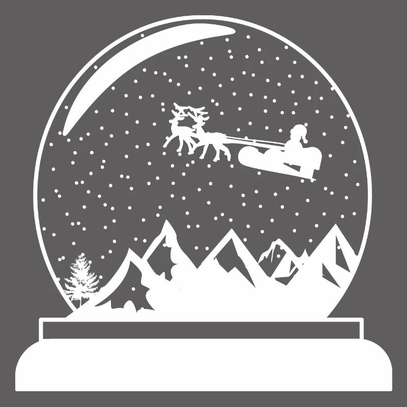 Snow Globe Conception de globe de Noël