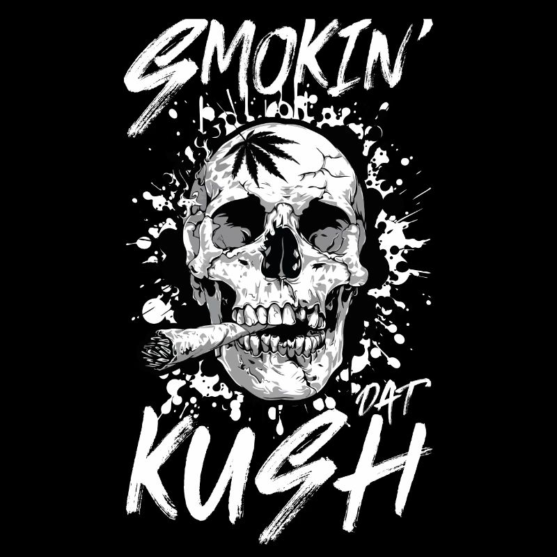 OG Kush smoking skull joint