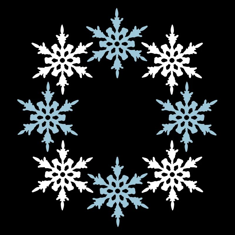 winter ring circle round pattern design cool cold sc