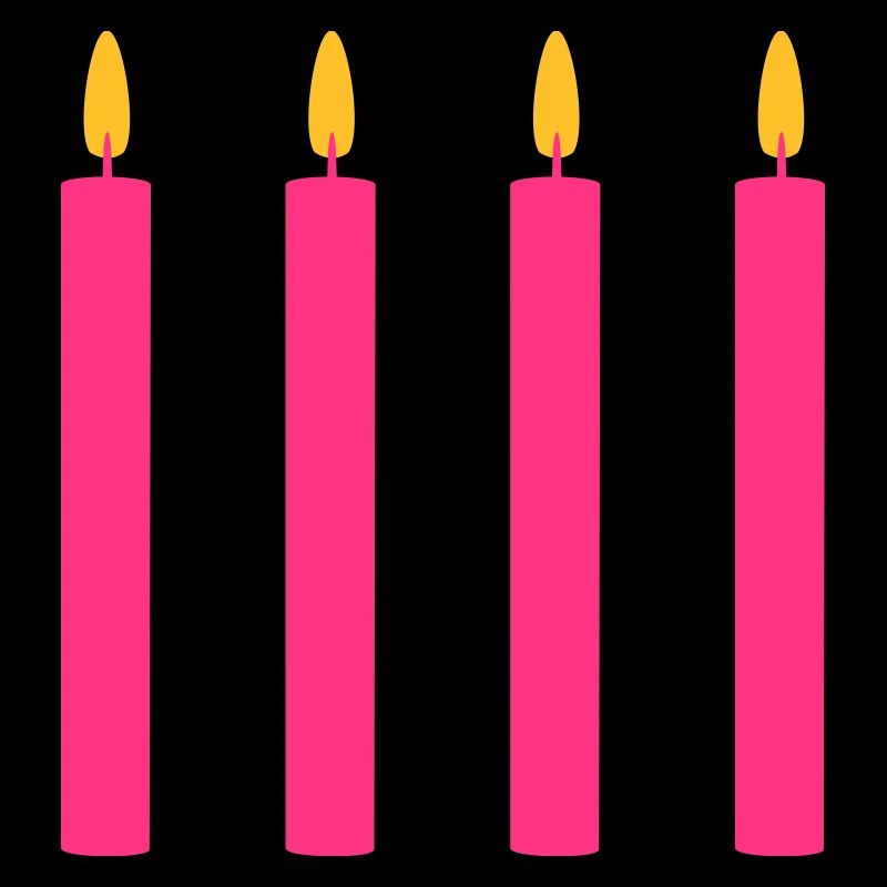 4 candles / / four / / fourth birthday / / fourth