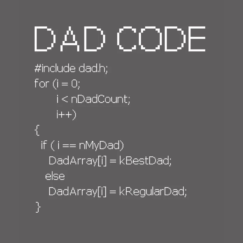 Dad Code - Programmer Shirt Gift