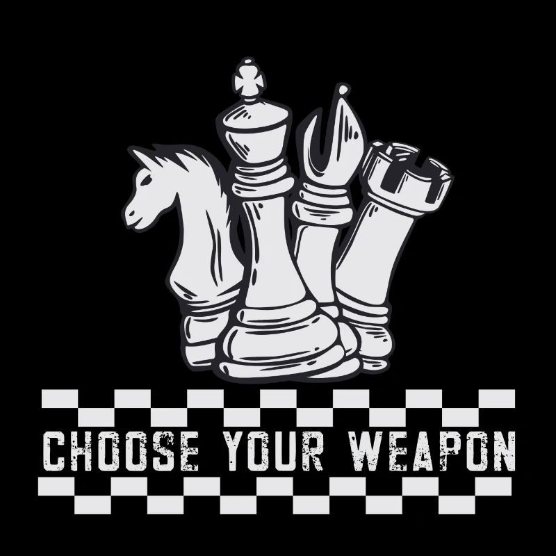 Lusitger Schachspieler Spruch I Schach