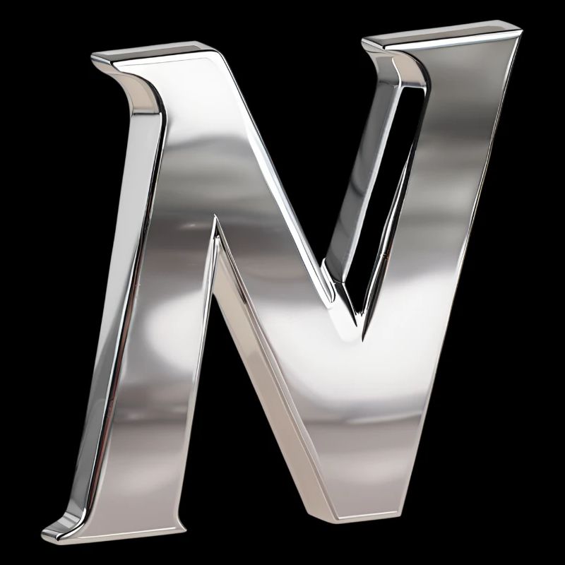Chrome ,, N " Metallic