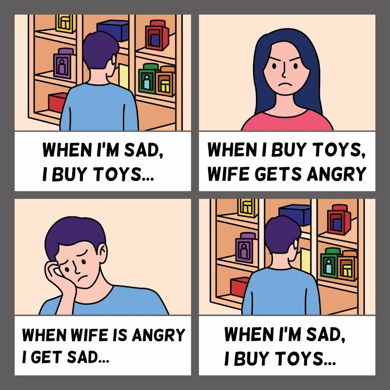 Vatertag Comic Design