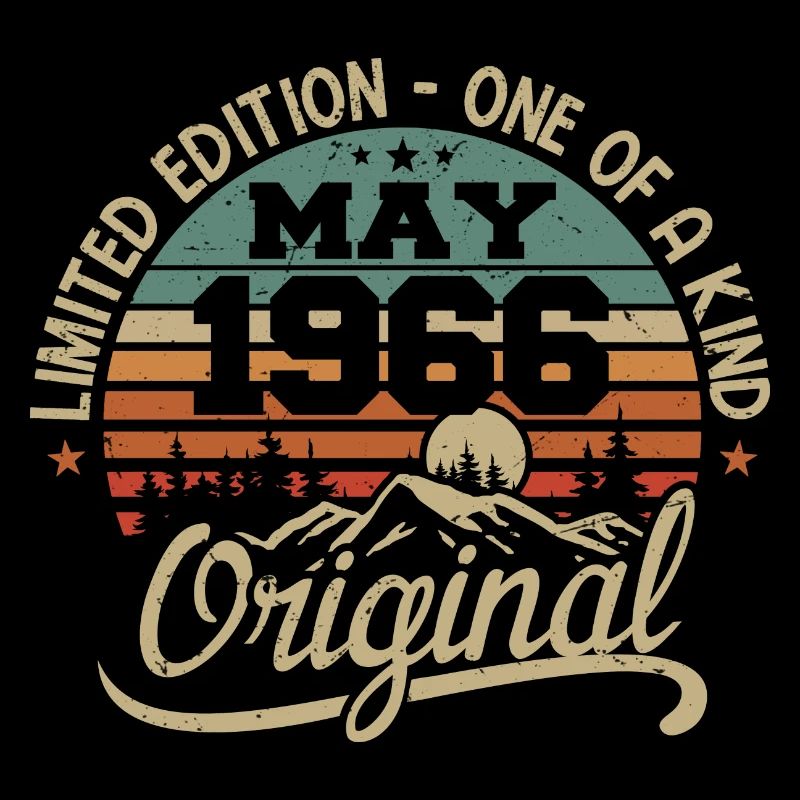 Mai 1966 anniversaire Mai 1966 cadeau 1966 Mai