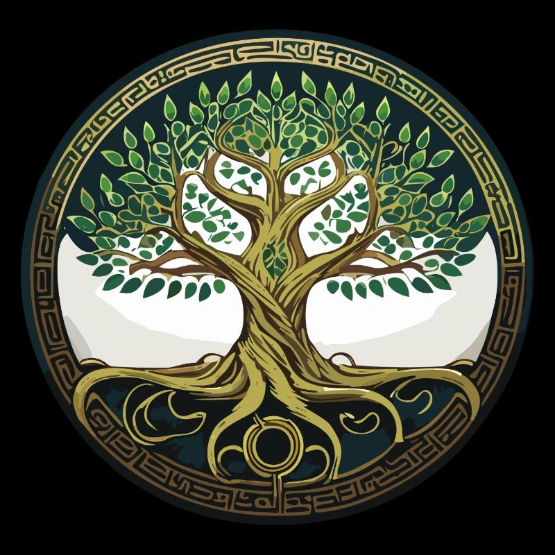 Baum des Lebens Wikinger Midgard Thor Walhalla