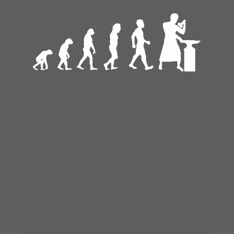 Forgeron Forgeron T-Shirt Evolution Cadeau