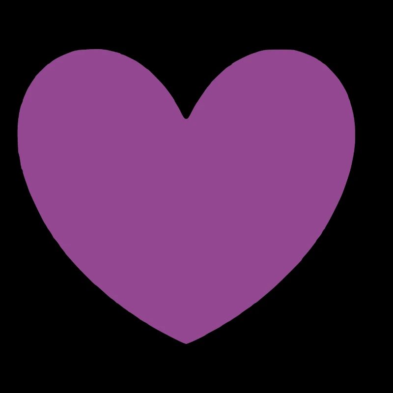 Herz violett schwarz Valentinstag
