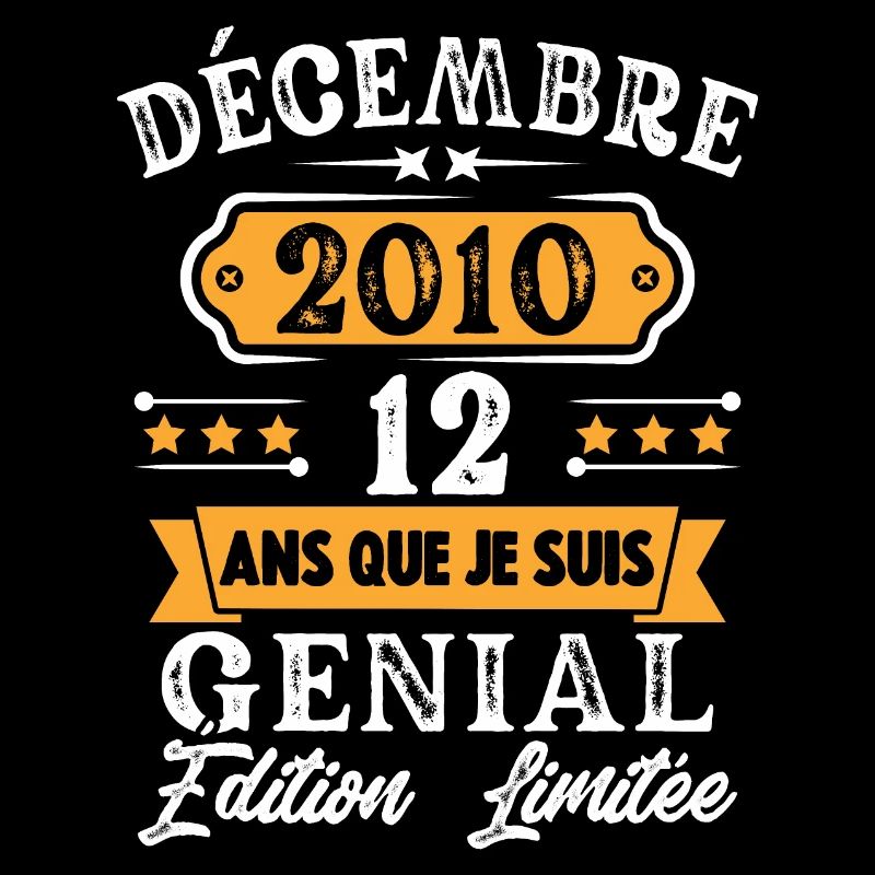 Cadeau D'anniversaire 12 Ans Décembre 2010 Rétro