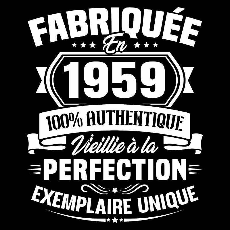 Fabriquée en 1959 - Cadeau d'anniversaire 64 ans