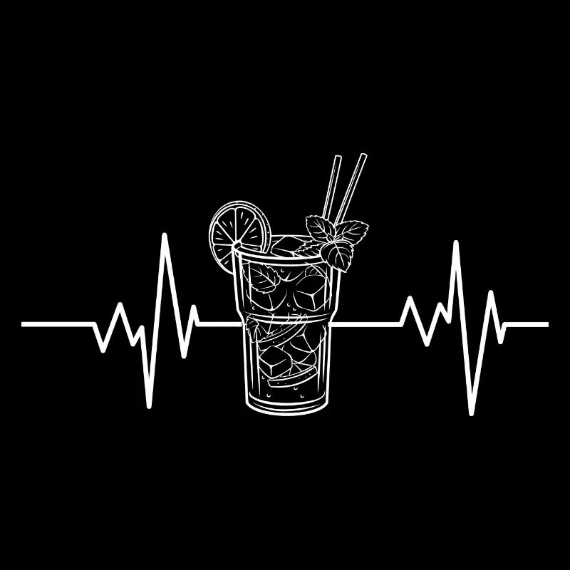 Bartender Summer Gift Heartbeat Cocktail