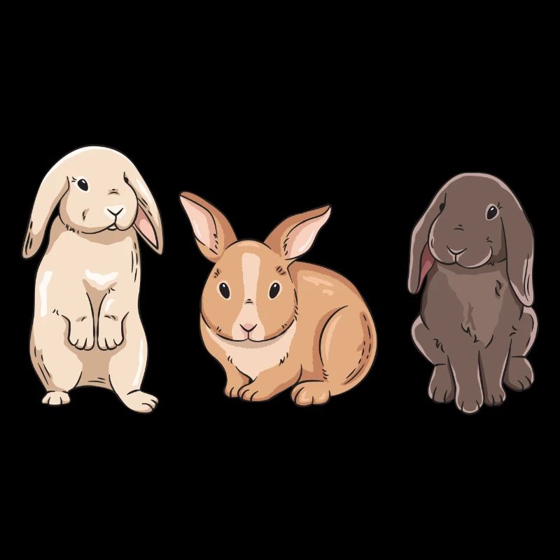 Conception de lapin mignon pour les propriétaires de lapins