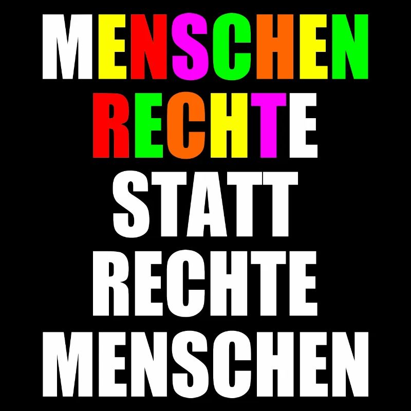 menschenrechte statt rechte menschen