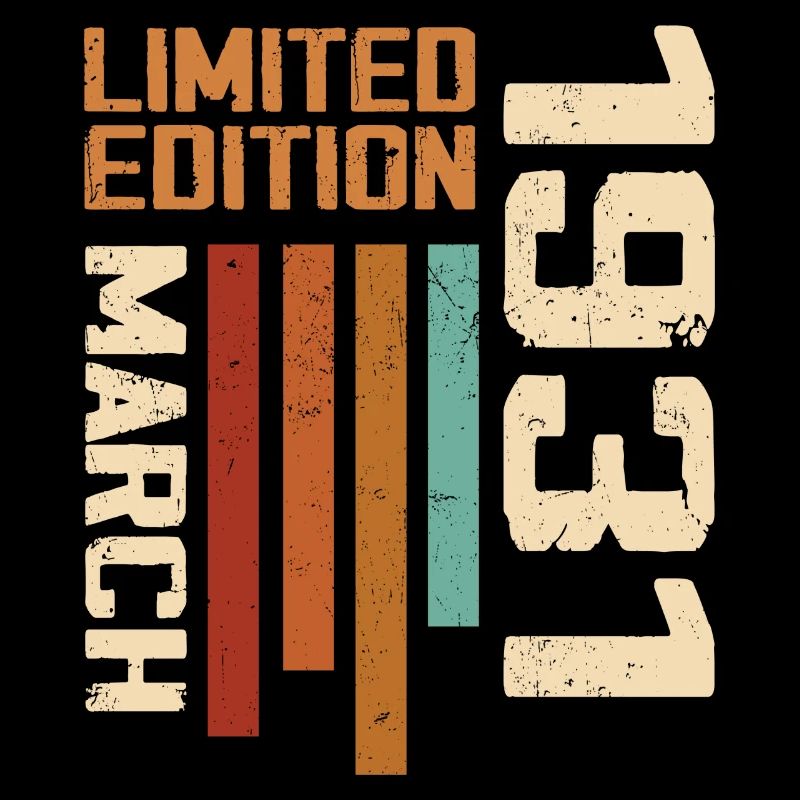 Mars 1931 Anniversaire 1931 Retro 1931 Mars