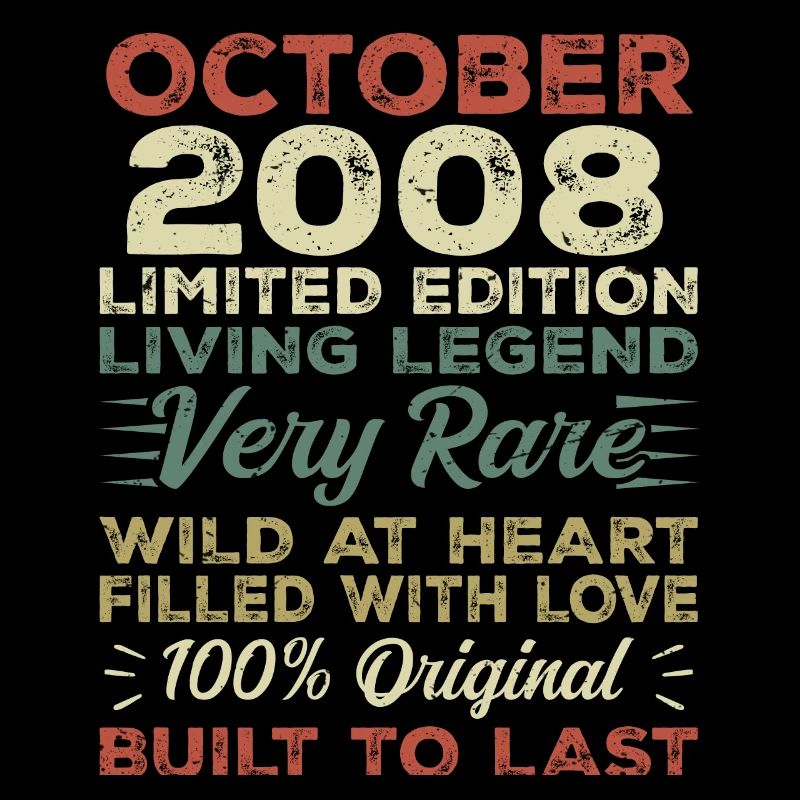 2008 Octobre 2008 Anniversaire Octobre 2008 Original