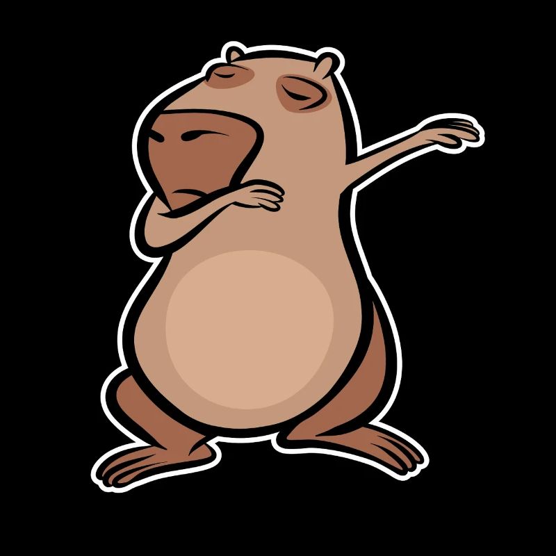 Ne vous inquiétez pas, be Cappy - Capybara dabbing