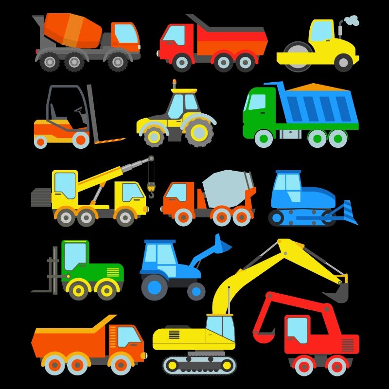 Construction sites Vehicles Excavators