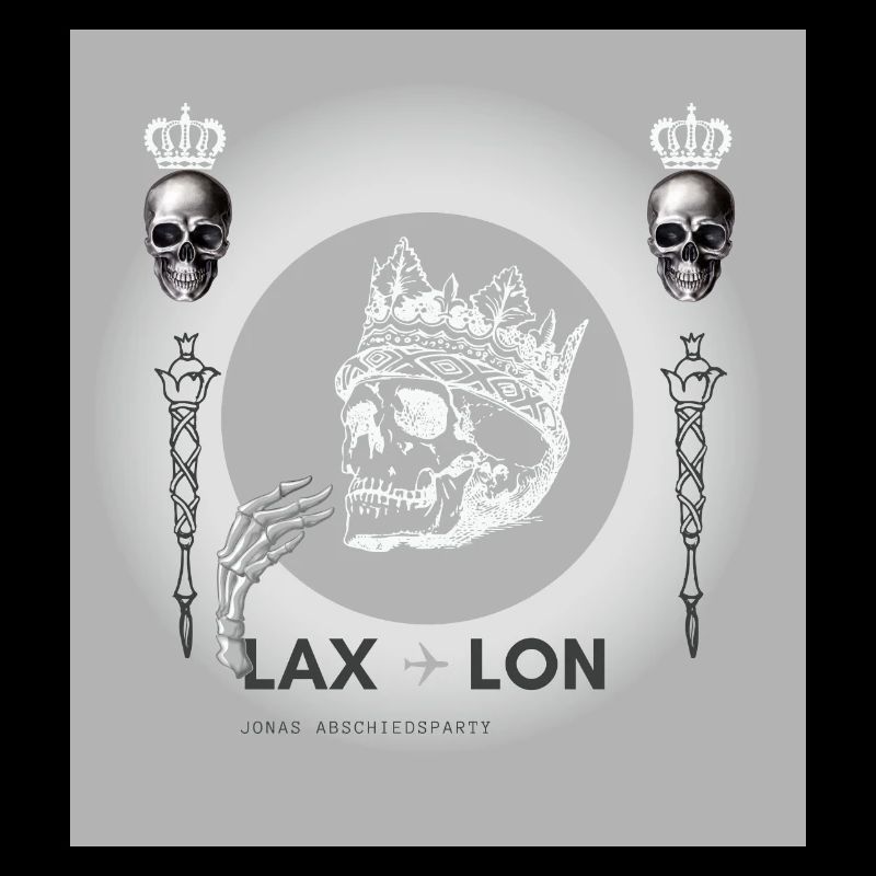 Reisender Skull in Silber