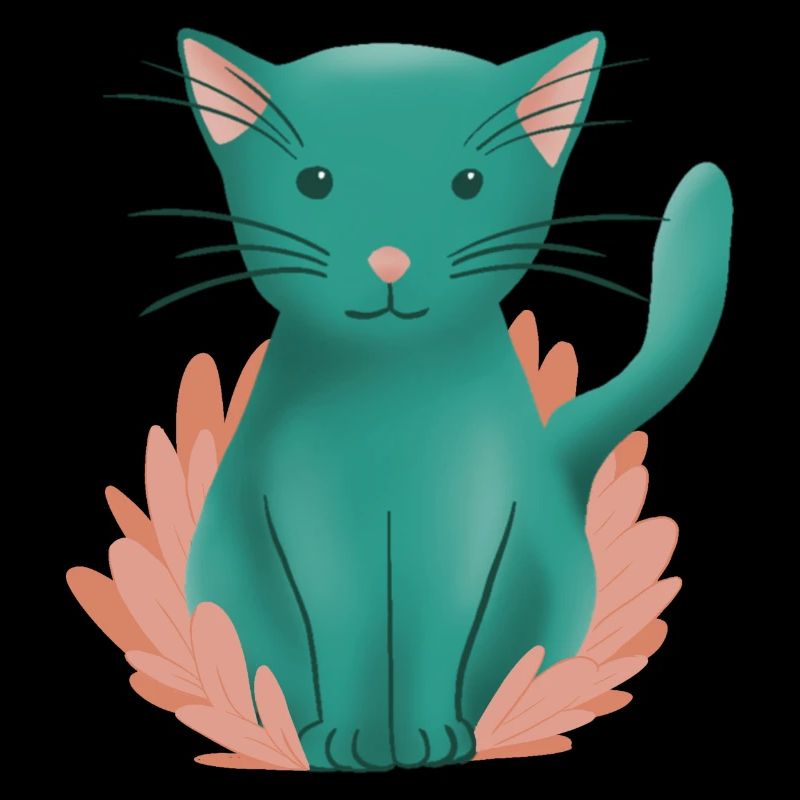 Chat chaton mignon et nature