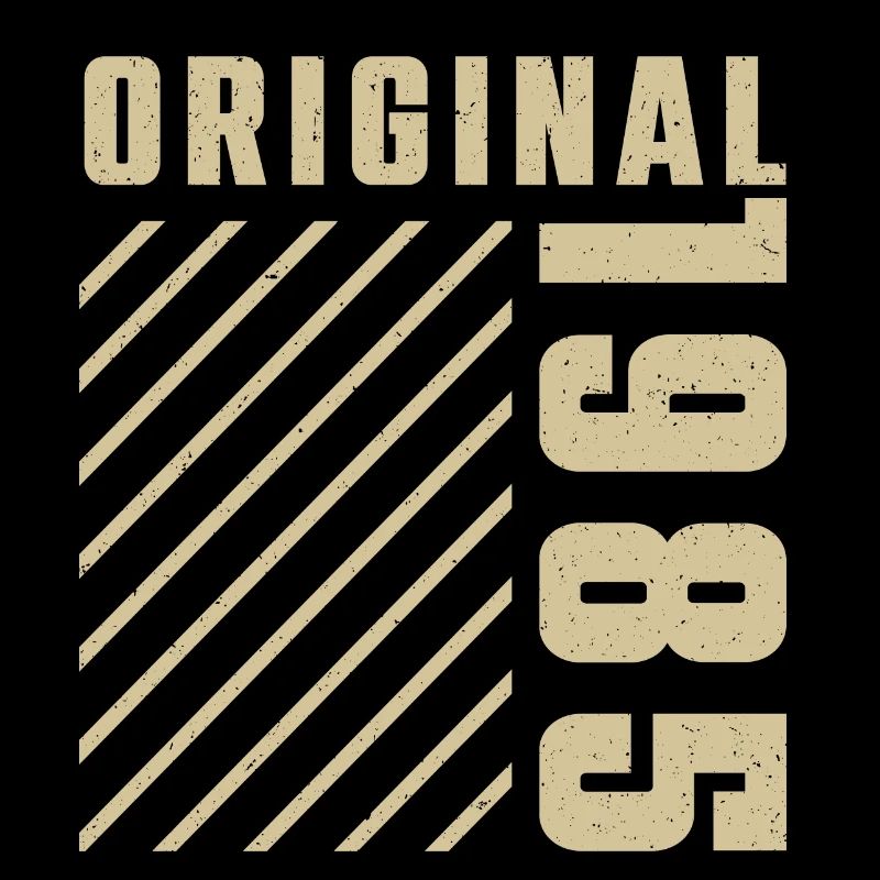 Original 1985 Authentic 1985 Vintage Bursdag