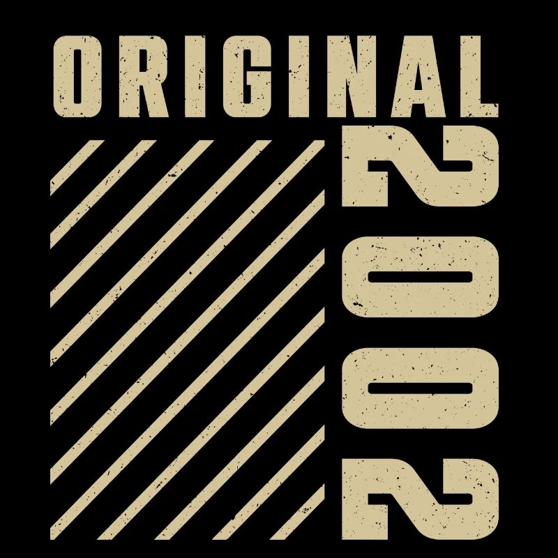 Original 2002 Authentic 2002 Vintage Bursdag