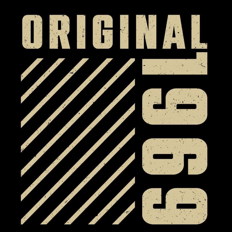 Original 1969 Authentic 1969 Vintage Bursdag