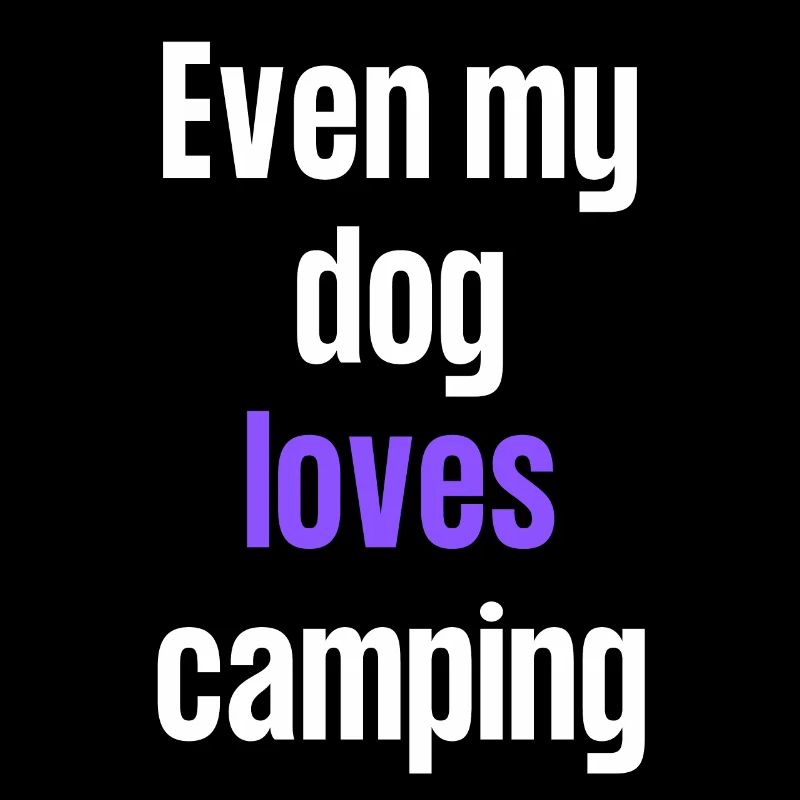 Même mon chien aime le camping