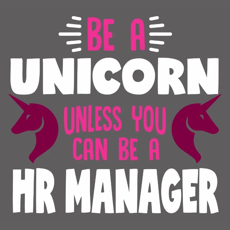 Pferd mit Horn oder HR Manager