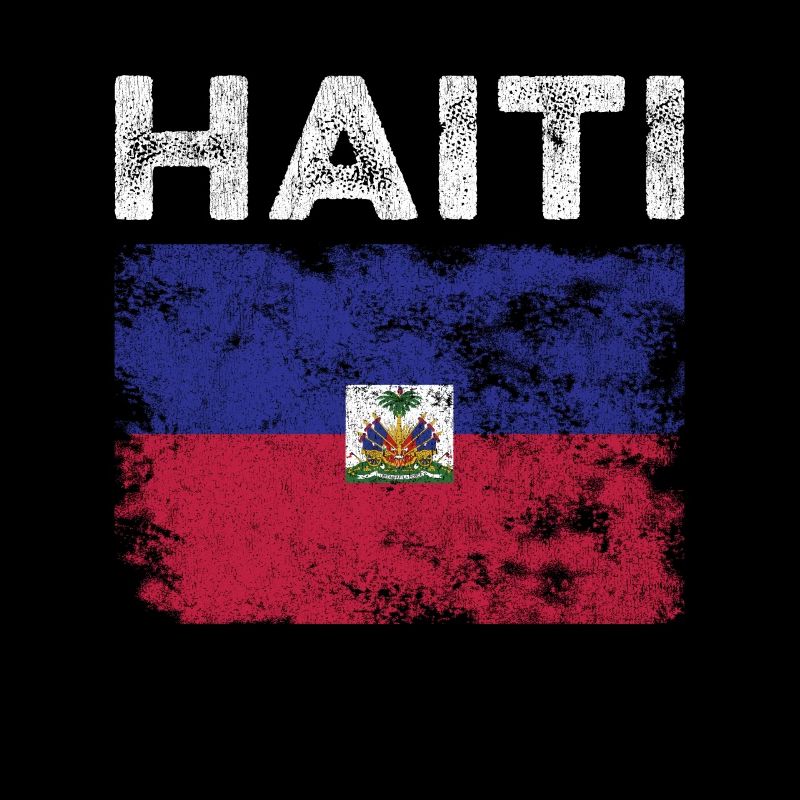 Drapeau haïtien en détresse - Drapeau haïtien