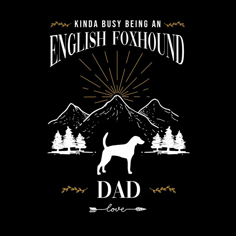 En quelque sorte occupé avec un foxhound anglais