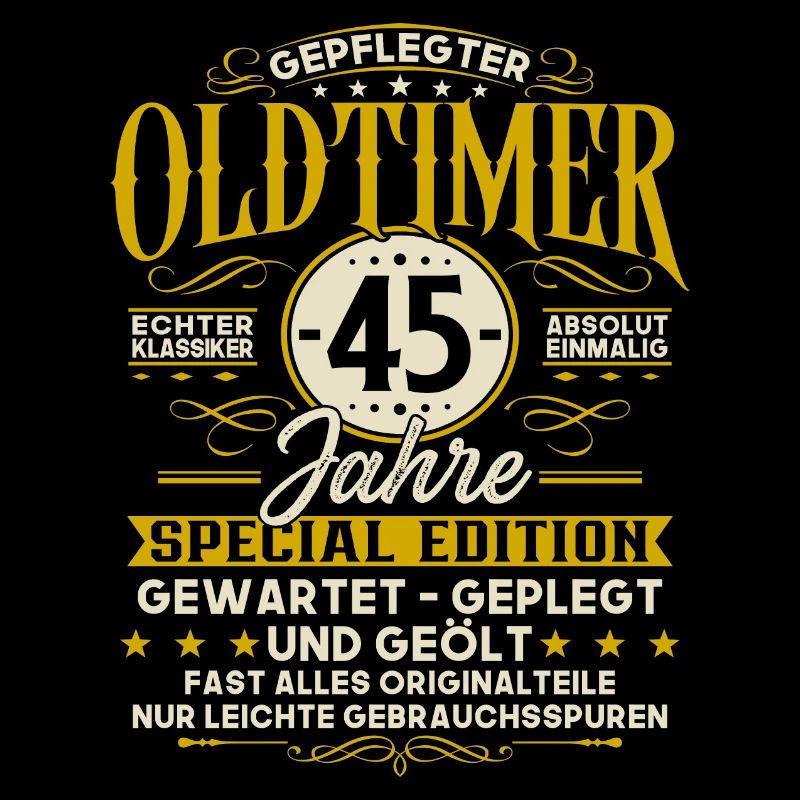 45 Geburtstag Geschenk Oldtimer 45 Jahre