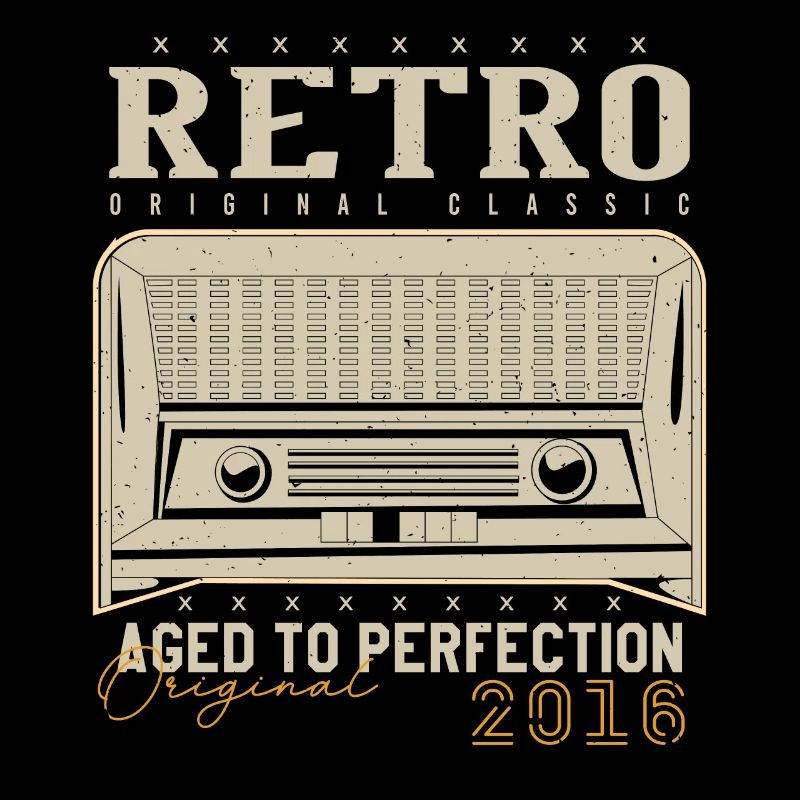 Retro 2016 Anniversary Gift 2016 Vintage 2016