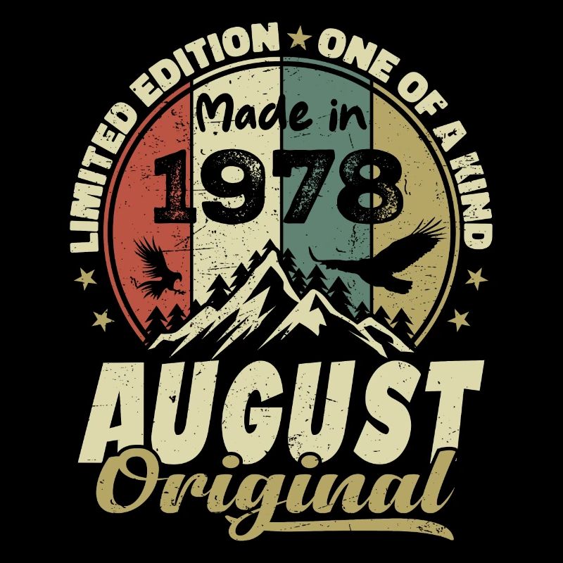 August 1978 Jahrgang 1978 August Geburtstagsgeschenk