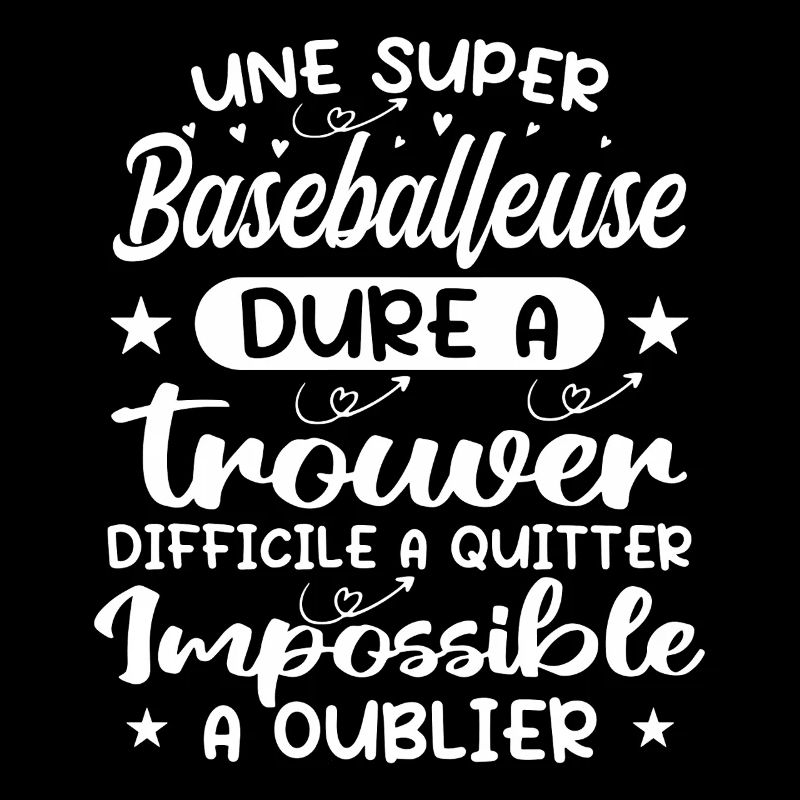 Une Super Baseballeuse - Cadeau baseballeuse