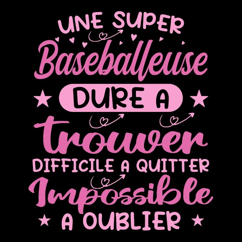 Une Super Baseballeuse - Cadeau baseballeuse
