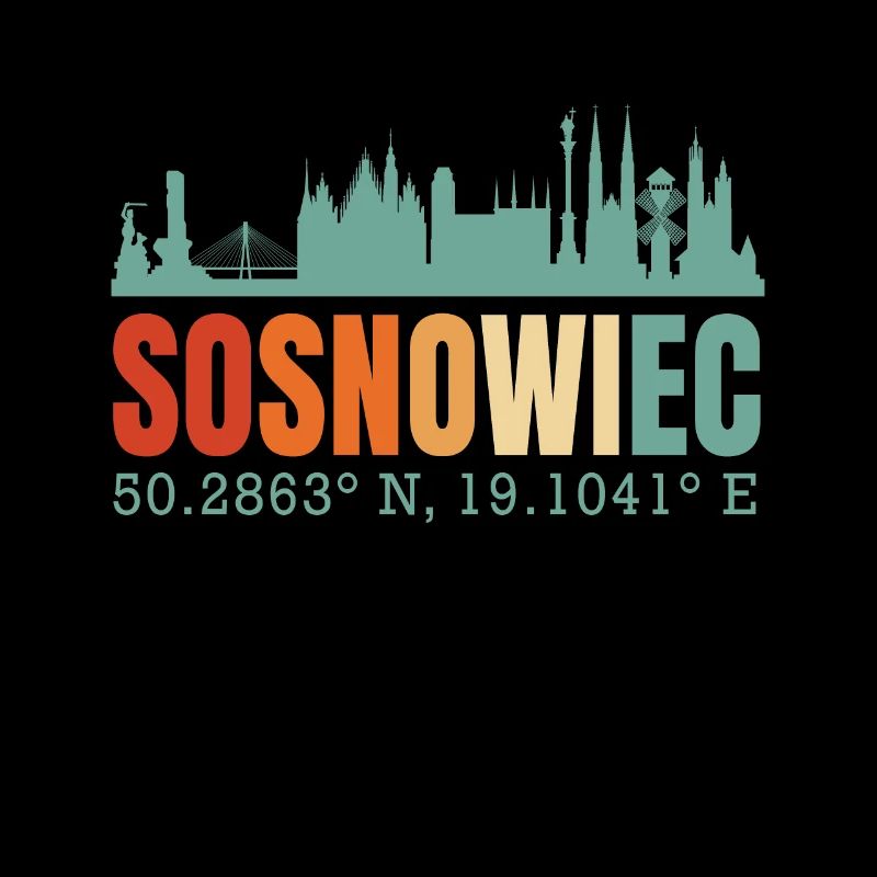 Pologne Sosnowiec Skyline