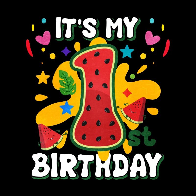 1er anniversaire Cadeau d’été de pastèque