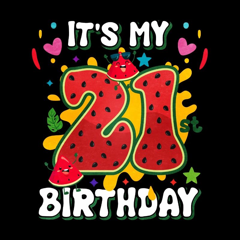 21e anniversaire Cadeau d’été de pastèque