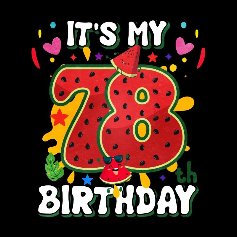 78th Birthday Watermelon