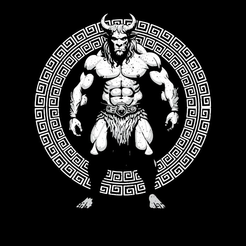 Halbbull-Minotaurus-Geschenk