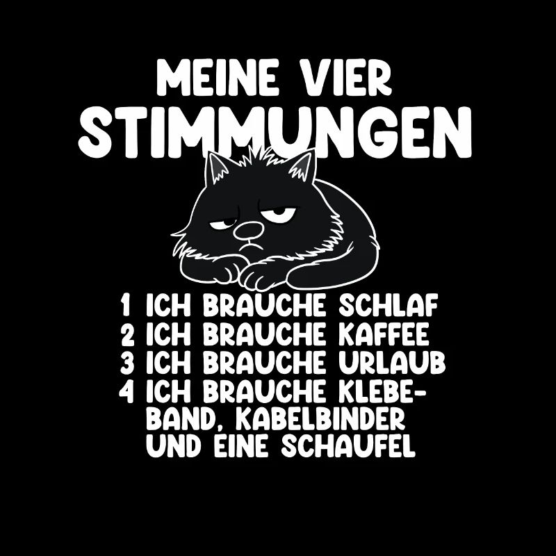 Meine Vier Stimmungen Katze
