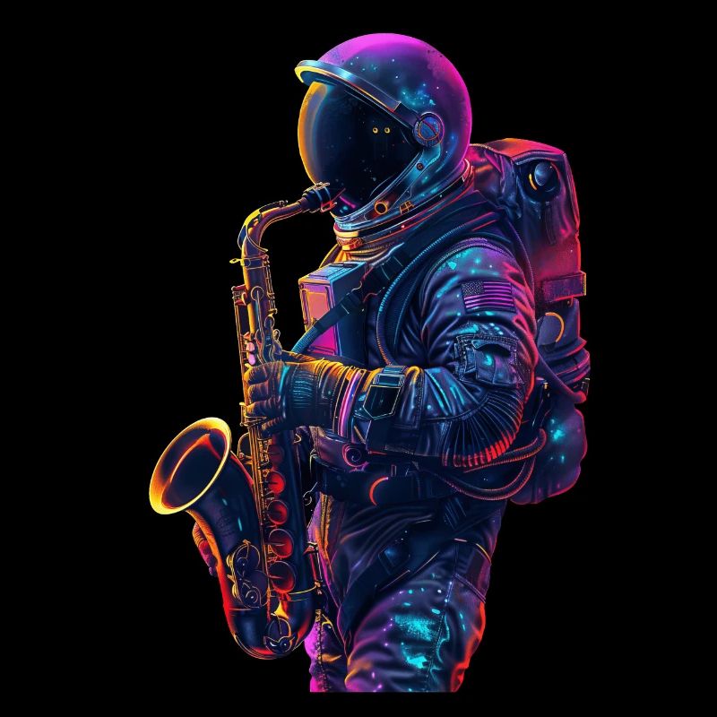 Saxophone astronaute