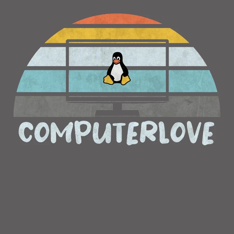 PROGRAMMATEUR LINUX PENGUIN TUX PC COMPUTERLOVE