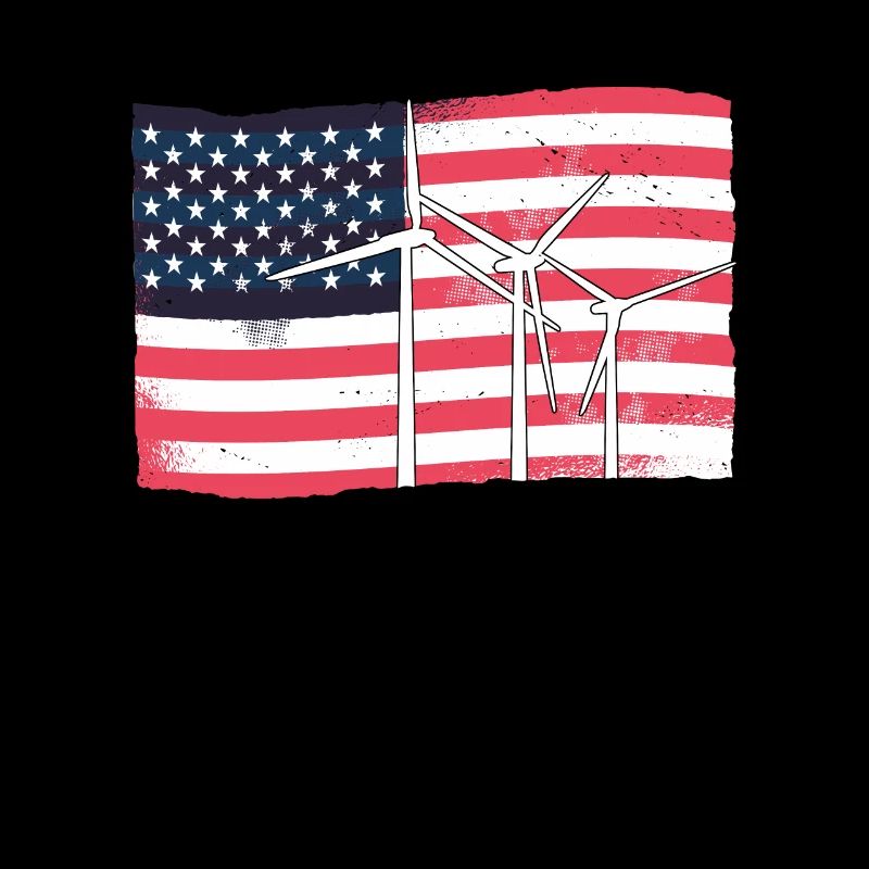Drapeau des États-Unis Drapeau de l’Amérique Éoliennes