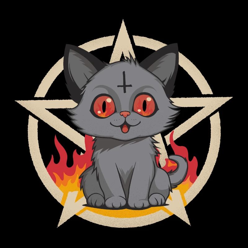 Satans Petit Enfer Ronronner Chat
