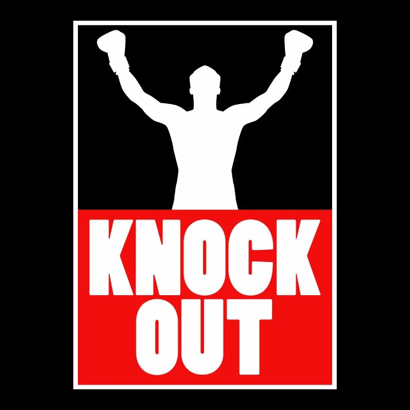 Boxe Knock Out Champion Boxer Sports Gift