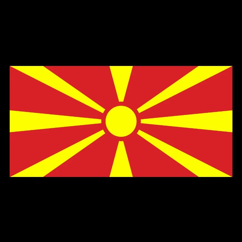 Drapeau de la Macédoine