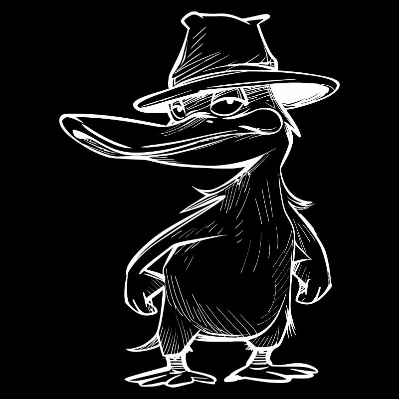 Dessin animé d’ornithorynque