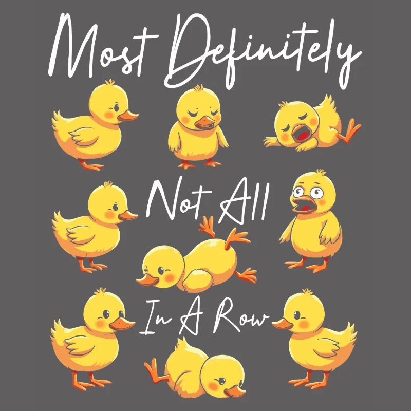 Most Definitely Not All In A Row